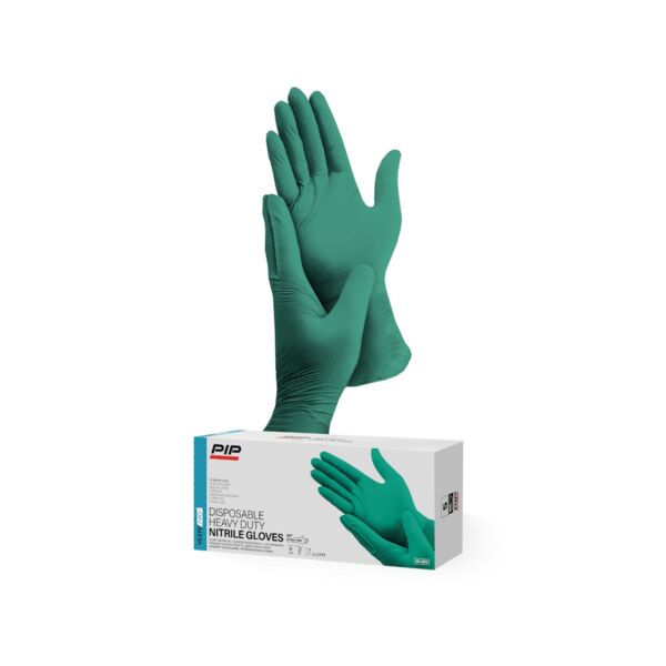 DG-VertePro™-XT - Heavyweight 5 Mil Green XNBR Disposable Box of 100 Thumbnail
