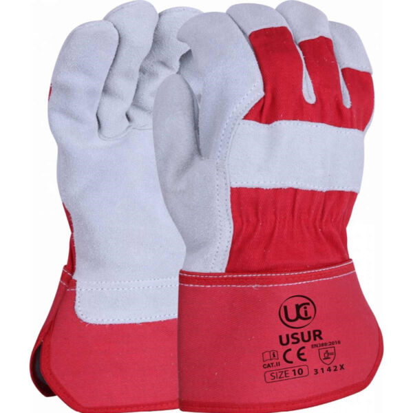PREMIUM RED SUPER RIGGER GLOVES (PACK OF 10) Thumbnail