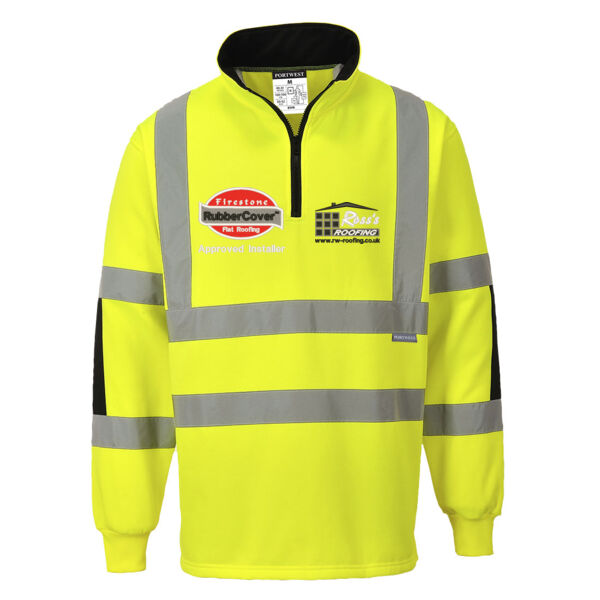 B308 - Xenon Hi-Vis Rugby Shirt  Thumbnail
